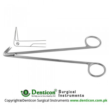 Diethrich-Potts Vascular Scissor Angled 90° - Delicate Blade Stainless Steel, 18 cm - 7"